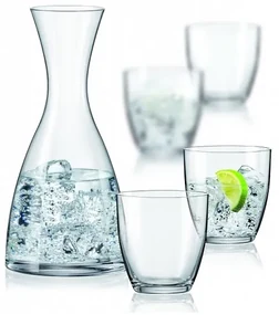 Crystalex WATER SET karafa a poháre na vodu (1 + 4)