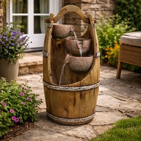 Záhradná fontána BestBerg EF-18 / polyresin / 37 x 34,5 x 70,5 cm