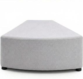 Sedačka LEA, trojuholník, svetlo sivá