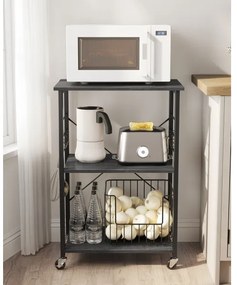 Servírovací stolík MARGE čierna