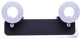 Bodové LED svietidlo Sole, 2x LED 10w, 4000k, ch/b