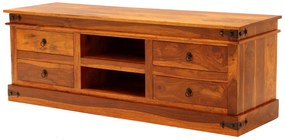 furniture-nabytek.cz - Rustikálny tv stolík z masívneho dreva palisander 160x55x45