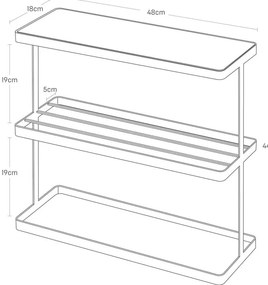 Odkladací stolík 18x48 cm Frame – YAMAZAKI