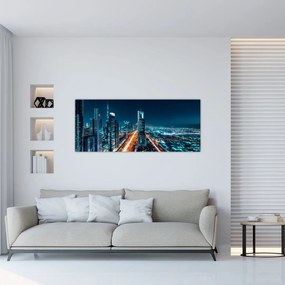 Obraz - Dubajská noc (120x50 cm)