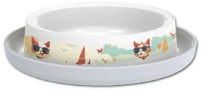 Moderna Miska pre mačky Trendy Indy&Louise biela, 0,21 l, 15,7 x 3,4 cm
