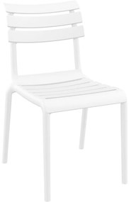 HELEN záhradná stolička bez podrúčok white