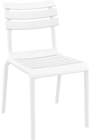 HELEN záhradná stolička bez podrúčok white