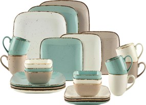 XXXLutz KOMBINOVANÝ SERVIS 24-dielne, porcelán keramika Landscape - Jedálenské sety - 0056530107