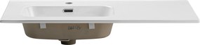 Comad Nábytkové keramické umývadlo s odkladacou plochou GO 2 90CM L DP, 91x46 cm, biela lesklá