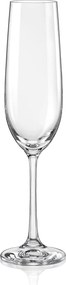 Crystalex poháre na sekt VIOLA 190 ml 6 ks