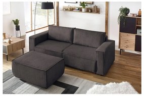 Taupe menčestrová podnožka Nihad – Bobochic Paris