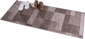 Kusový koberec ICONA hnedá 67 x 350 cm