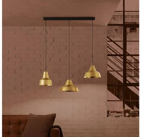 Eglo 390016 - Luster na lanku SAVARNA 3xE27/40W/230V zlatá