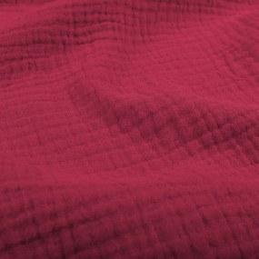 Biante Mušelínová plienka/dečka Nature MSN-042 Malinovo červená 100x100 cm