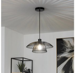 Brilagi - LED luster na lanku CERIA WIRE 1xE27/40W/230V pr. 38 cm čierna