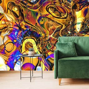 Samolepiaca tapeta plná abstraktného umenia - 150x100