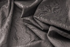 Zatemňovací záves DUNES VELVET 140x250 cm, tmavosivý Zavesenie: Kovové krúžky