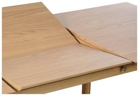 Rozkladací jedálenský stôl s doskou v dubovom dekore v prírodnej farbe 95x200 cm Bari – Unique Furniture