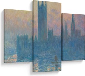 Obraz - Claude Monet, The Houses of Parliament, Sunset, reprodukcia (90x60 cm)