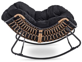 PROXIMA.store - Dizajnové hojdacie záhradné kreslo ELTON FARBA: zelená