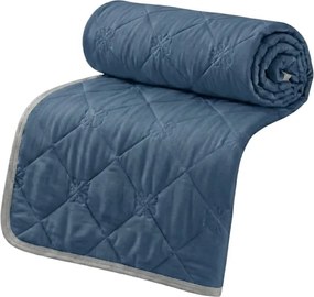 Chladiaca letná prikrývka ELARIA, tmavomodrá Rozmer: 200 x 220 cm