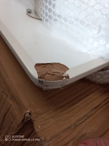 AKCIA Biely jedálenský stôl BERGEN 140x80 cm III. akosť