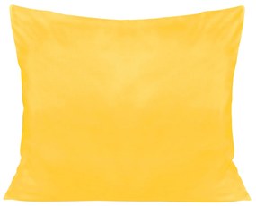 SATÉNOVÁ OBLIEČKA NA VANKÚŠ 50X80 CM ŽLTÁ