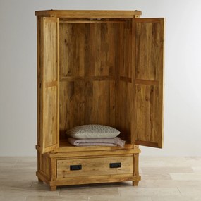 furniture-nabytek.cz - Drevená šatníková skriňa 120x60x200 z masívu mango