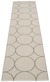 Tmavosivý vnútorný a vonkajší behúň 70x300 cm Boo Charcoal Linen – Pappelina