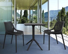 Skladací stôl Sky square - čierna