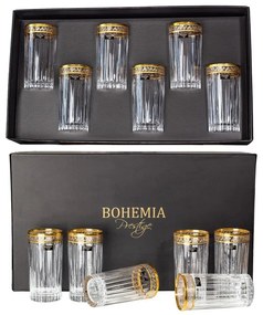 BOHEMIA PRESTIGE DORATO POHÁR 440ML SADA 6 KS