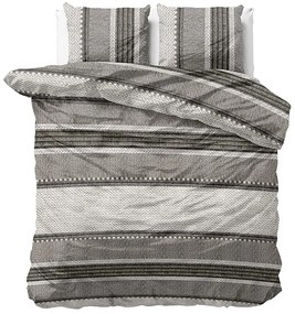 Hnedé posteľné obliečky 160x200cm River Stripes