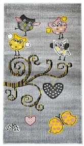 Koberec Frisee Soft Kids 0,8/1,5 0420A žltá