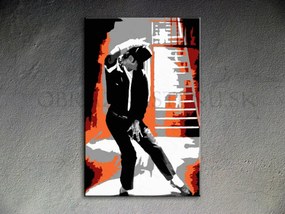 Ručne maľovaný POP Art obraz Michael Jackson