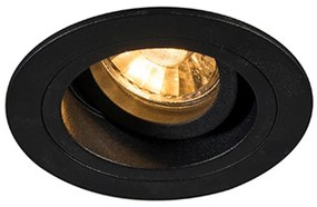 Zuma Line 92700 - Podhľadové svietidlo CHUCK DL ROUND 1xGU10/50W/230V čierna