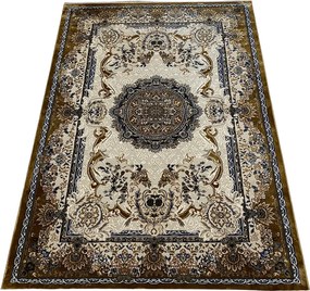 Orientálny koberec s vintage vzorom King 29020 – hnedá/béžová Rozmer: 80x150 cm