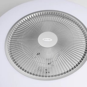Brilagi - LED Stmievateľné svietidlo s ventilátorom AURA LED/38W/230V strieborná +DO