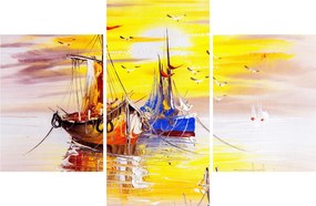 Obraz - Maľba loďou (90x60 cm)