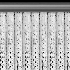 ZÁCLONA NA PÁSKE PATRICIA 140X270 CM BIELA