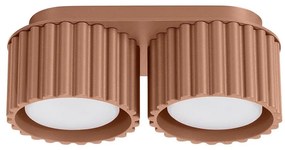 Sollux  SL.1808 - Bodové svietidlo AURA 2xGX53/10W/230V hnedá