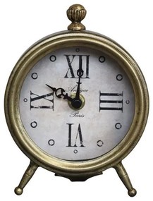 Mosadzné antik stolné hodiny Antique Paris - 11 * 5 * 14 cm / 1 * AA