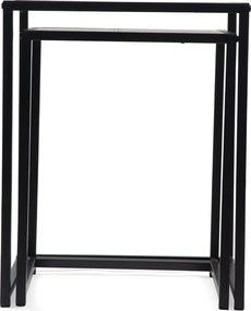 Odkladacie stolíky v súprave 2 ks v dekore duba 38x38 cm Noah – Bonami Essentials