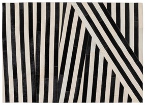 Tapes koberec čierno-biely 170x240 cm