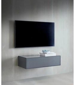 Sivý TV stolík 91x24 cm Edge by Hammel - Hammel Furniture