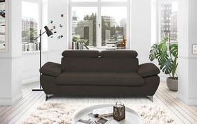 Trojsedák Gisele, tmavo hnedá espresso látka