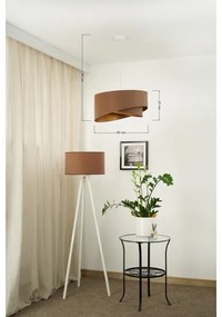 Brilagi - LED Luster na lanku LYRA 1xE27/15W/230V hnedá/zlatá