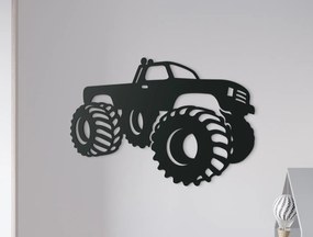 drevko Detská nálepka Terénne auto Rozmer obrazu: 31 x 44,5 cm, Farba dekorácie: Čierna