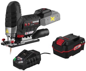 Parkside Performance® Aku priamočiara píla Psspa 20-Li E3 + Akumulátor 20 V 4 Ah + Rýchlonabíjačka 20 V 4,5A (800011295)