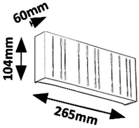 Rabalux 8874 - LED Vonkajšie nástenné svietidlo MARIBOR LED/12W/230V IP65