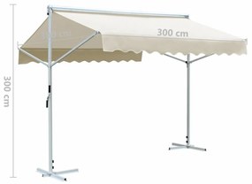 Voľne stojace markíza 300x300 cm Dekorhome